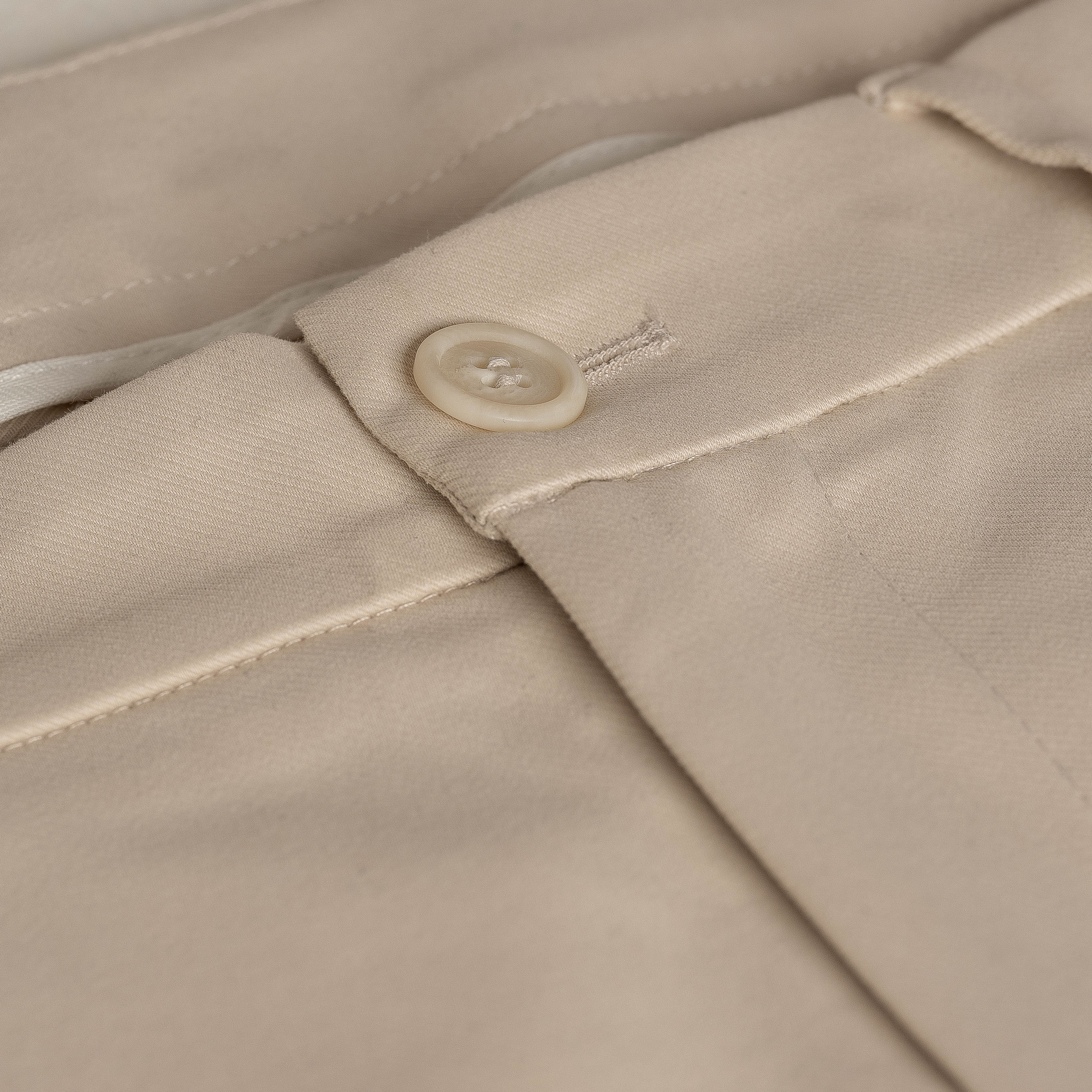 Pantalone sartoriale color crema