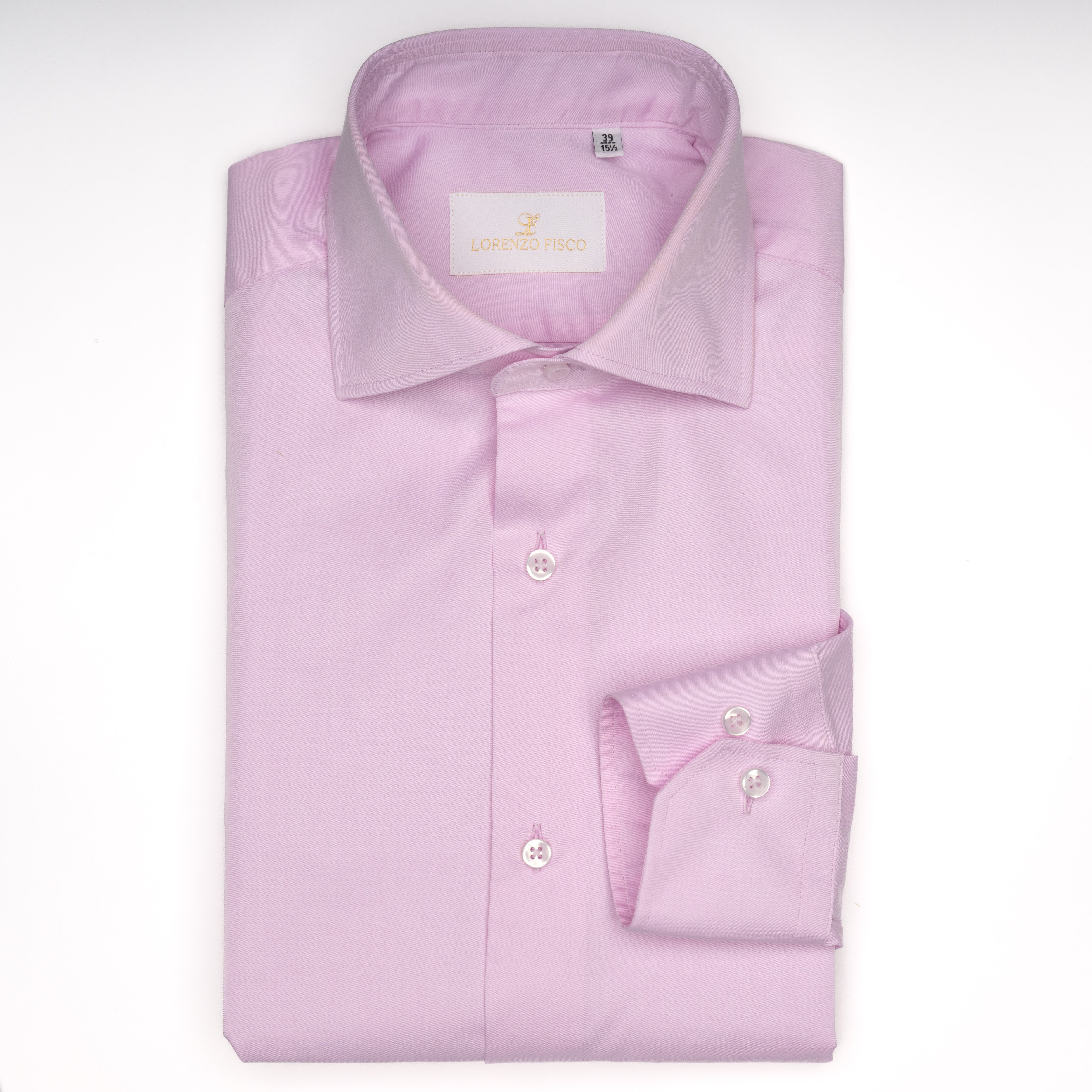 Camicia in Twill di Cotone rosa - Eleganza Quotidiana