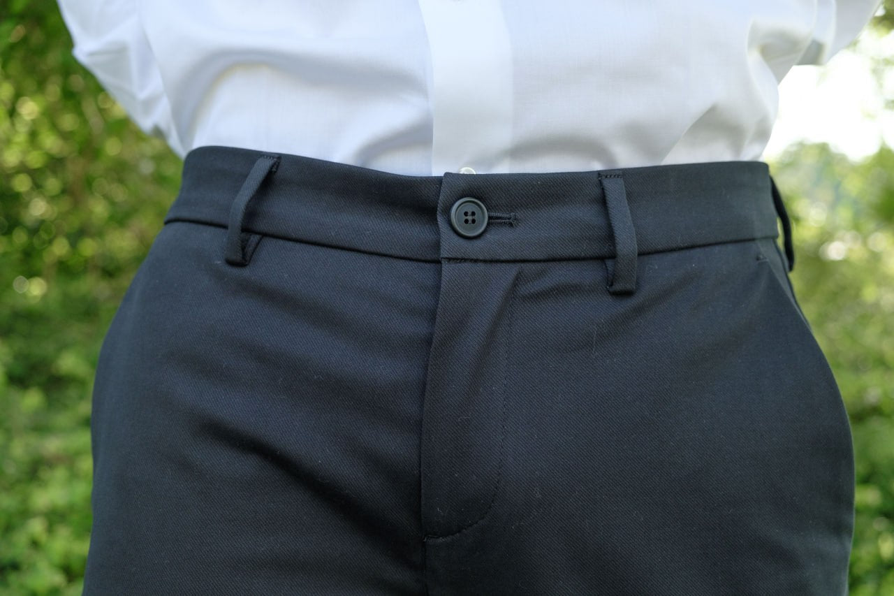 Pantalone sartoriale color nero