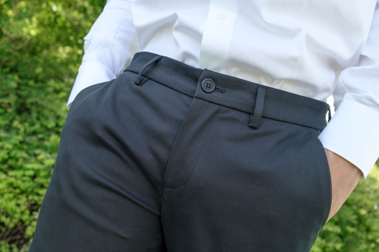 Pantalone sartoriale color nero